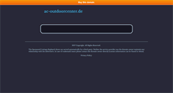 Desktop Screenshot of ac-outdoorcenter.de